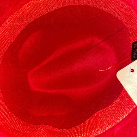 Leopard Print & Leather Strap Wide Brim Hat - Picture 7 of 8